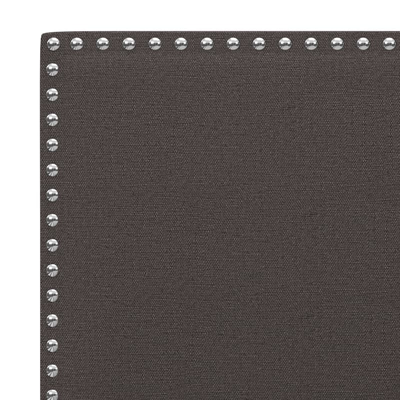 Gayle Nailhead Trim Upholstered Bed, by Hillsdale