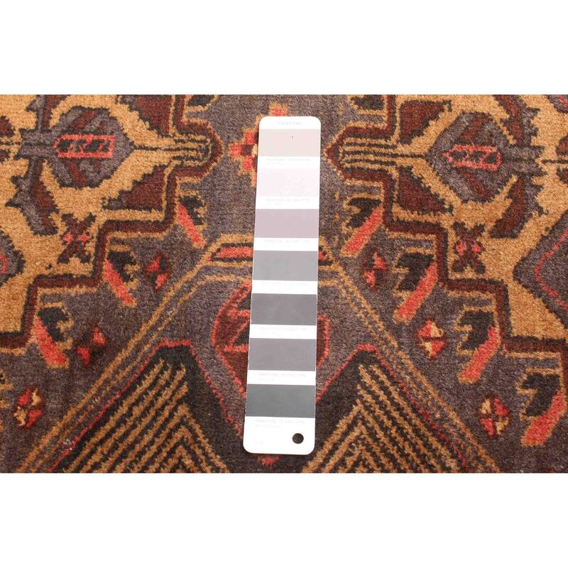 ECARPETGALLERY Hand-knotted Teimani Dark Grey Wool Rug - 2'11 x 4'5