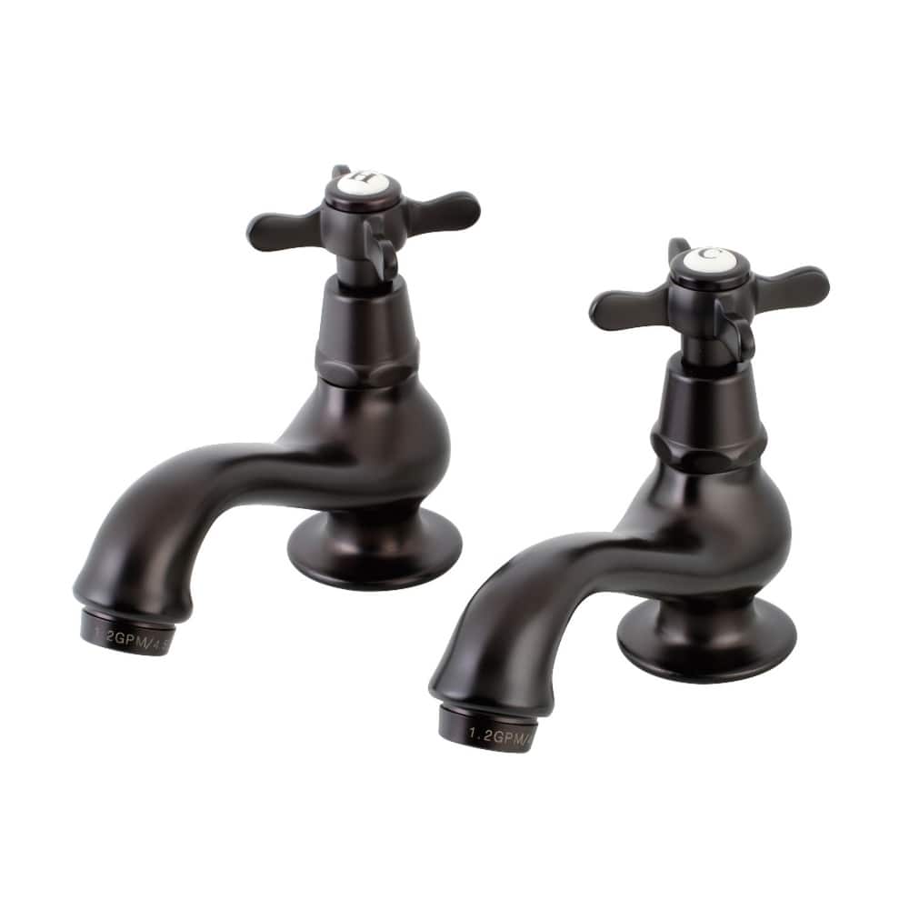 Kingston Brass Classic Basin Taps Cross Handles Bathroom Faucet