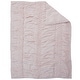preview thumbnail 7 of 10, Rizzy Home Elle Smocked Accent Crib Quilt - 38" X 50" Pink