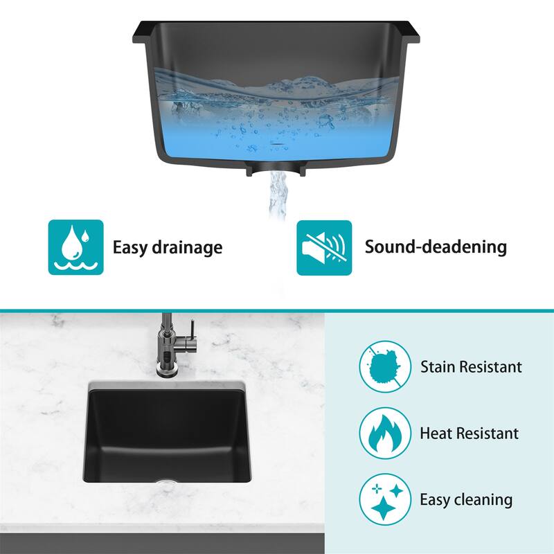 Granite Composite Undermount Kitchen Sink