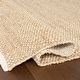 preview thumbnail 9 of 7, Nuloom Eladia Solid Jute Area Rug