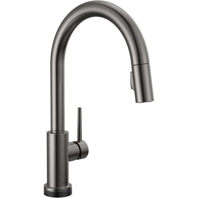 Delta 9159TL-DST Trinsic 1.8 GPM Single Hole Pull Down Touchless - Black Stainless