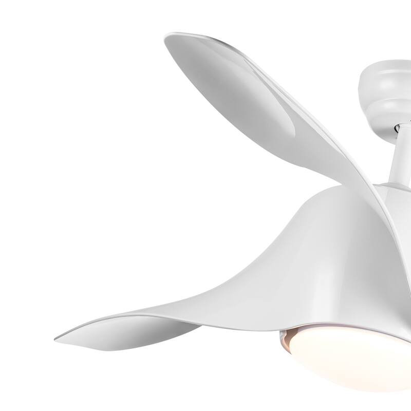52 in. 3 Blades LED Indoor Smart Ceiling Fan with Remote Control