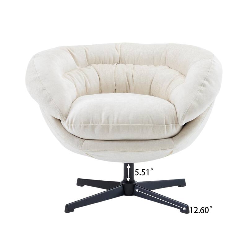 Liamer Swivel Club Chair by Christopher Knight Home