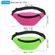 preview thumbnail 9 of 8, 80s Fanny Pack for Women 2 Pack Waist Bag 90s Fanny Pack Pink, Green