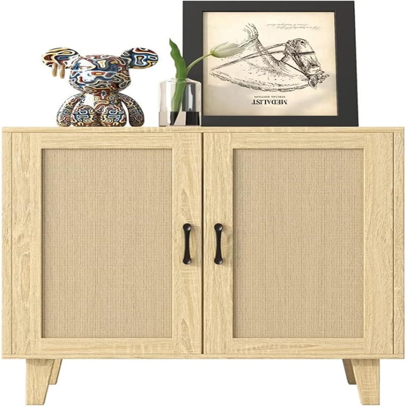 Buffet Sideboard Cabinet - 15"D x 27.25"W x 34.45"H