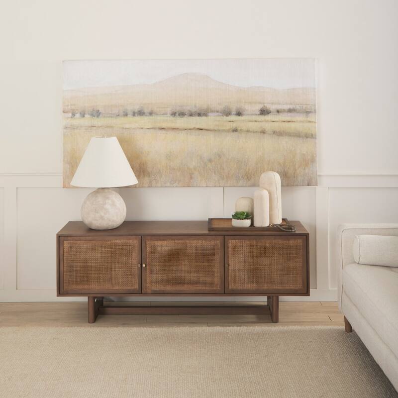 Knox Large Gray-Wash Wood Decorative Object