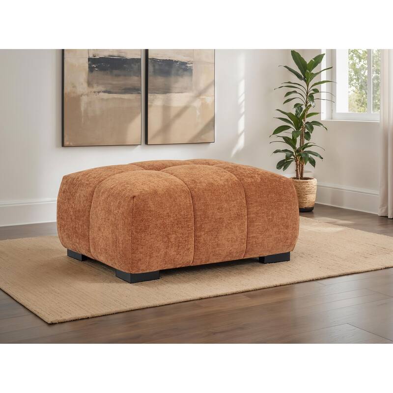 Octavia Fabric Upholstered Rectangular Ottoman