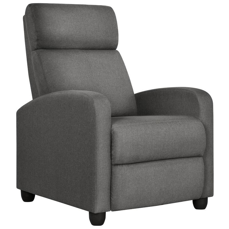 Yaheetech Modern Fabric Recliner Chair - Grey