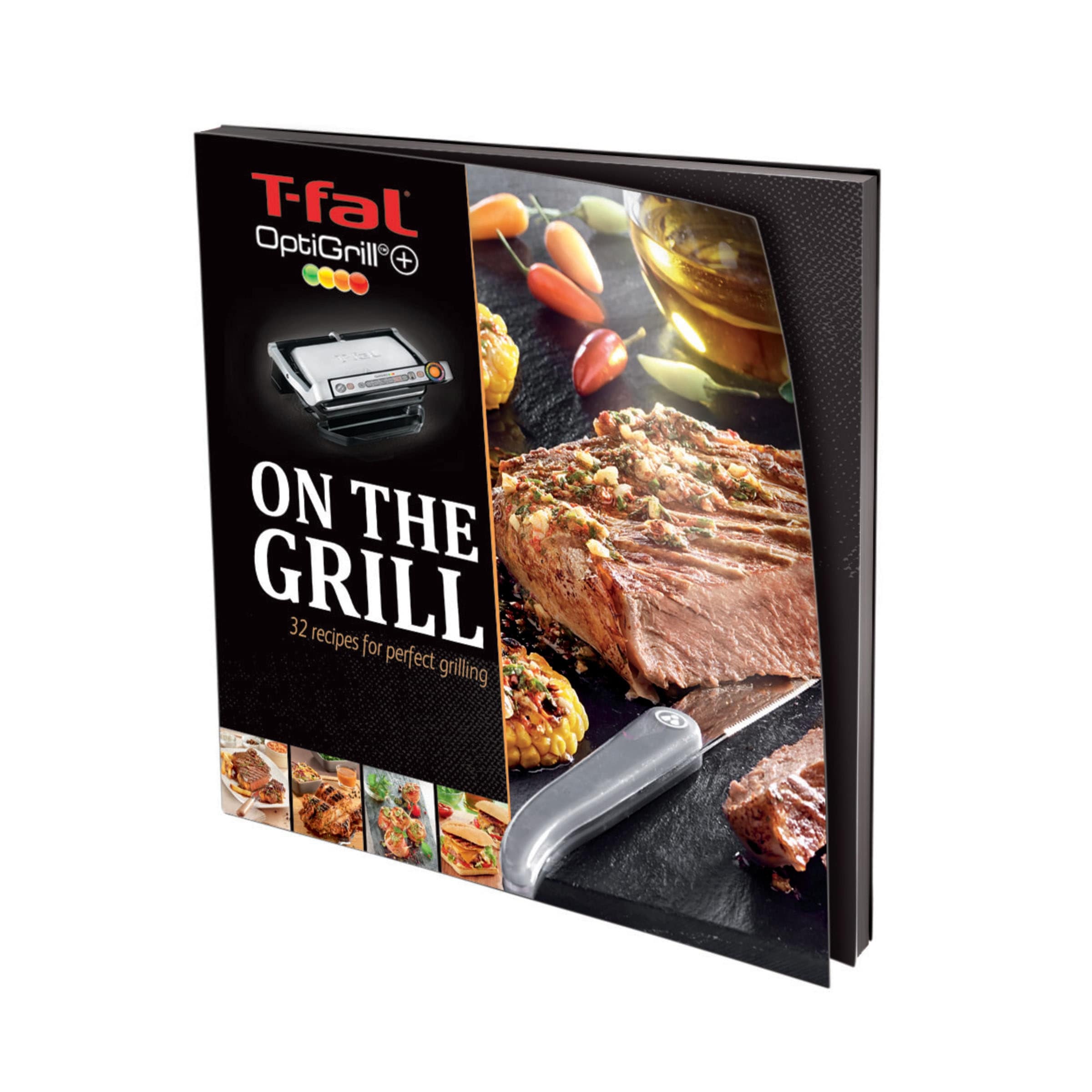 T-Fal OptiGrill Indoor Electric Grill with Removable, Dishwasher Safe  Nonstick Plates, GC712D54 