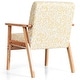 preview thumbnail 22 of 20, Costway Modern Accent Armchair Upholstered Lounge Chair w/Rubber Wood - 25'' x 26.5'' x 32''
