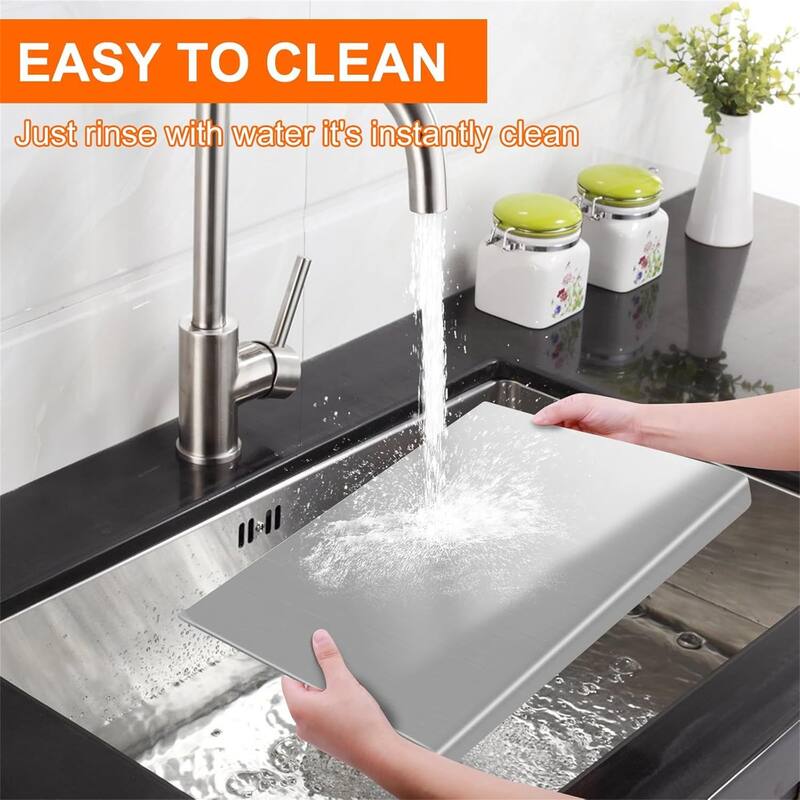 30CM*40CM Premium Stainless Steel Cutting Board for Kitchen