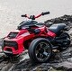 preview thumbnail 1 of 7, Red 24V Motorcycle Ride On ATV Electric Vehicle Kids - Red - Assembly Required