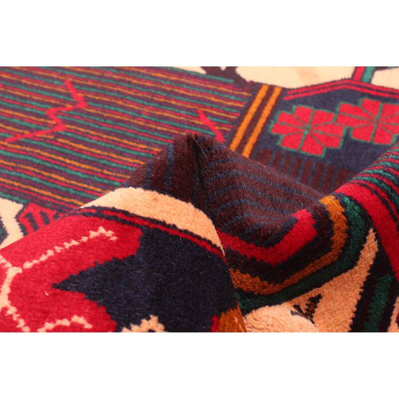 ECARPETGALLERY Hand-knotted Teimani Light Brown Wool Rug - 3'1 x 4'11