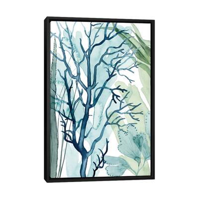 iCanvas "Sea Leaves I" by Grace Popp Framed Canvas Print