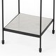 preview thumbnail 5 of 11, Larkin Marble & Iron Accent Table