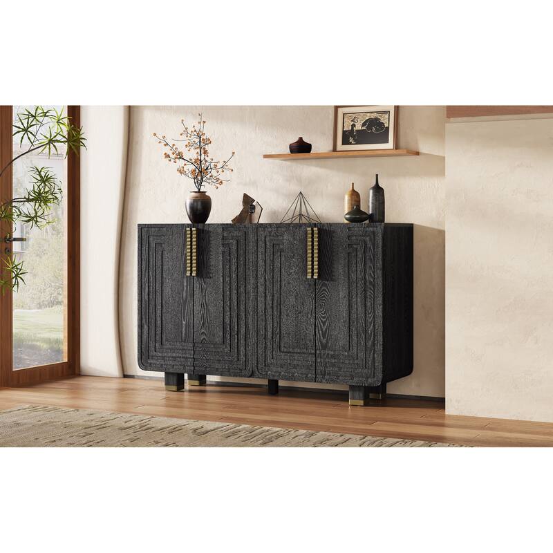 Sideboard with 4-Door and Adjustable Shelves