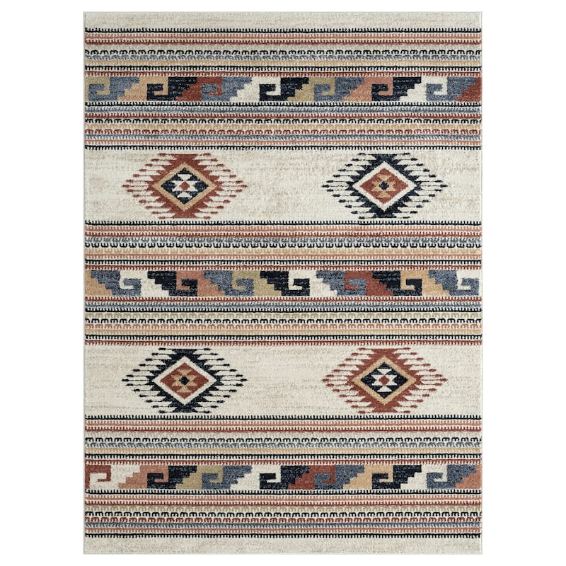 Abani Rug Sedona Southwestern Diamond Pattern Area Rug