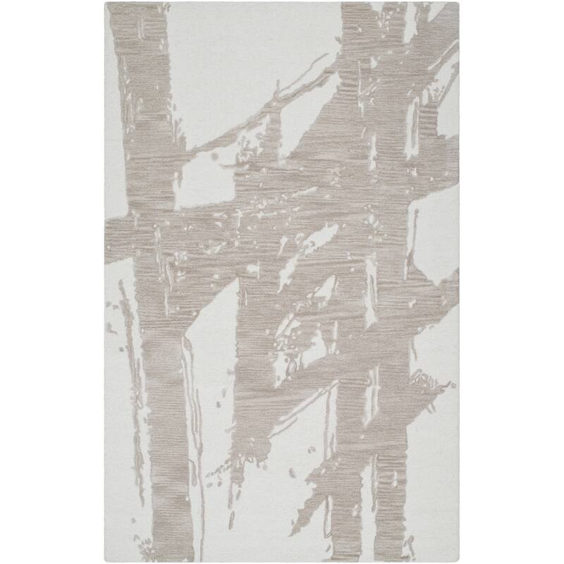 Jarrod Casual Abstract Wool Area Rug