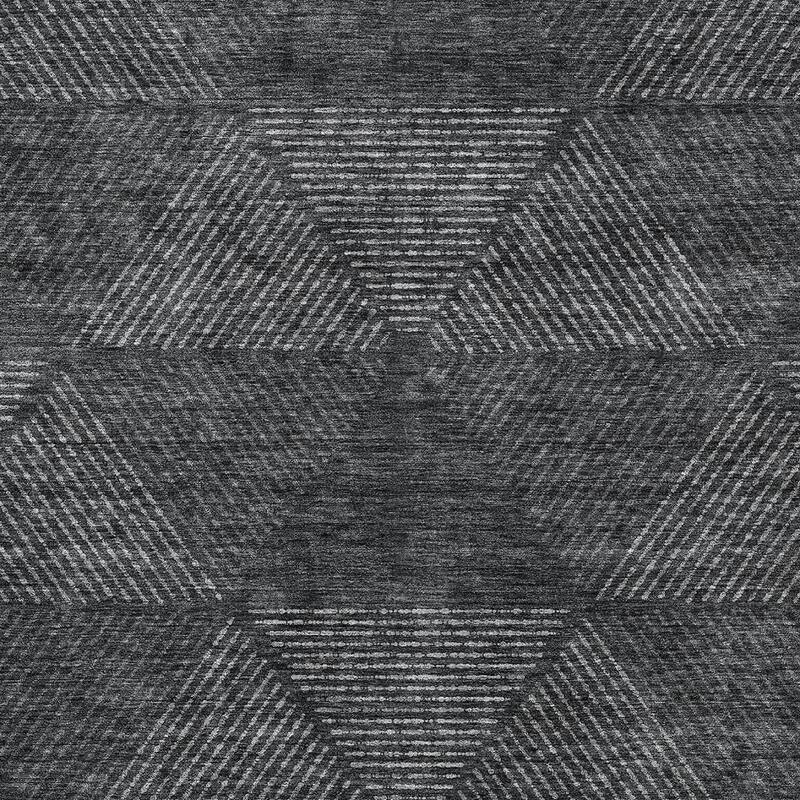 HomeRoots Geometric Transitional Rectangle Outdoor Rug