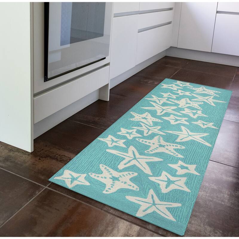 Liora Manne Capri Starfish Indoor/Outdoor Rug