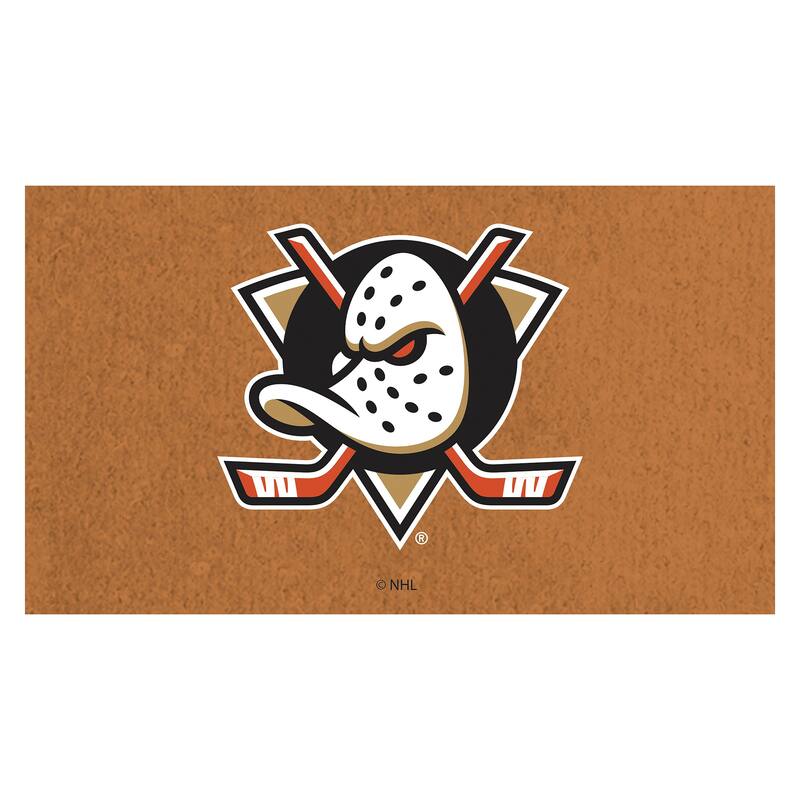 Anaheim Ducks Full Color Indoor/Outdoor Coir Mat - 28" x 16"