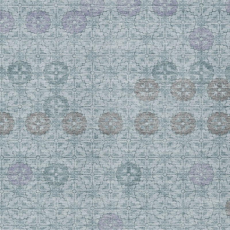 HomeRoots Geometric Transitional Rectangle Outdoor Rug
