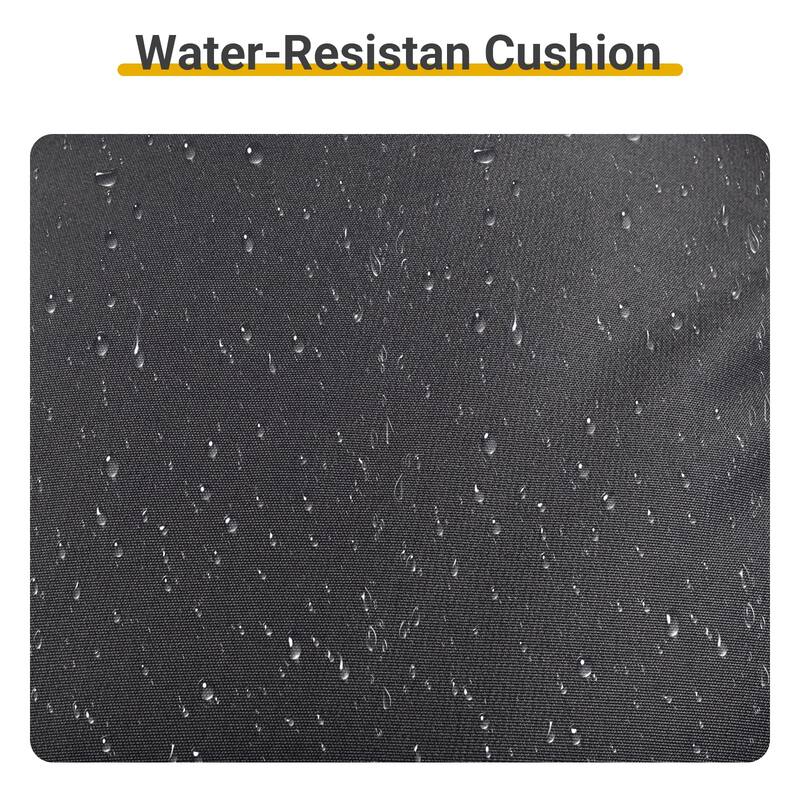 Outdoor Wicker Papasan Chair with Padded Cushion for Patio - 51"D x 30"W x 32"H