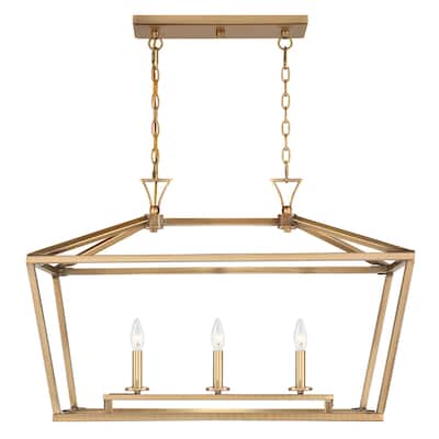 Savoy House 1-423-3 Townsend 3 Light 32" Wide Linear Taper Candle