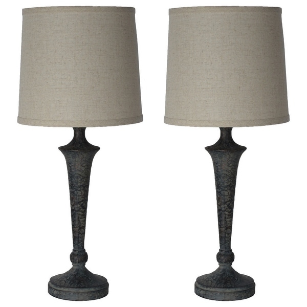 Set of 2 Jacob Table Lamps, 20-3/4" Tall. Opens flyout.