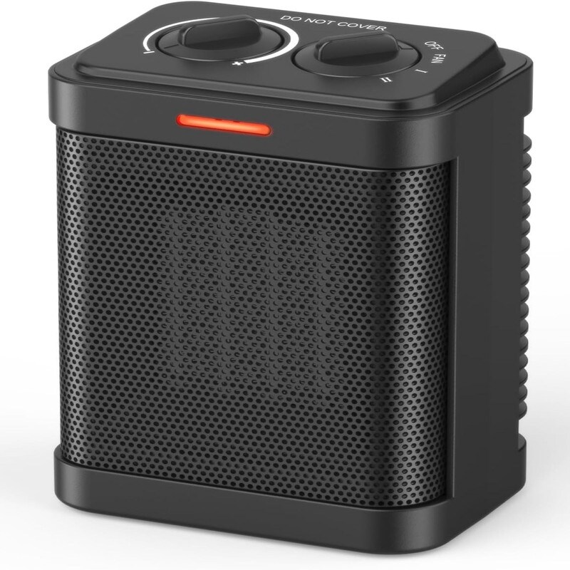 Small heater shop with thermostat