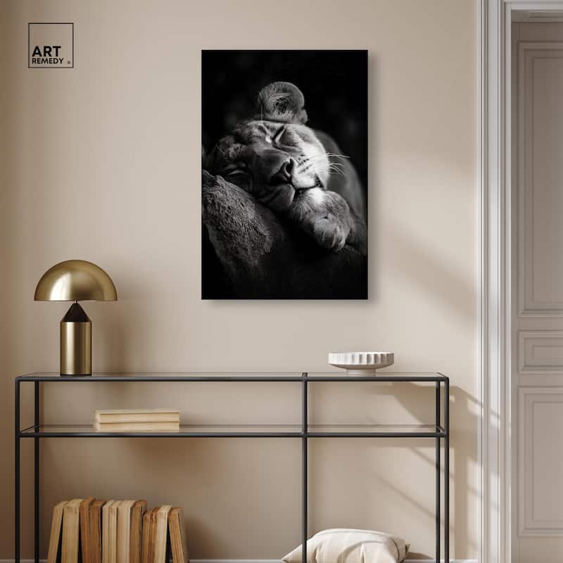 Resting Predator Canvas by Art Remedy, Gallery Wrapped