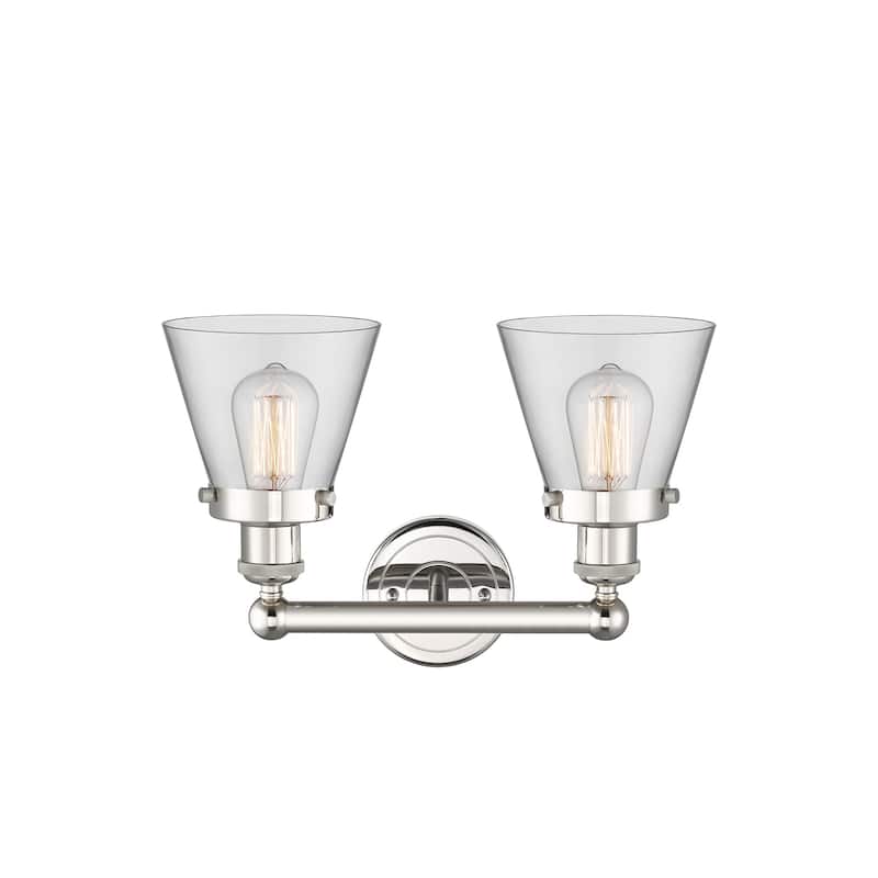 Innovations Lighting 616-2W-10-16 Cone Vanity Cone 2 Light 16" Wide
