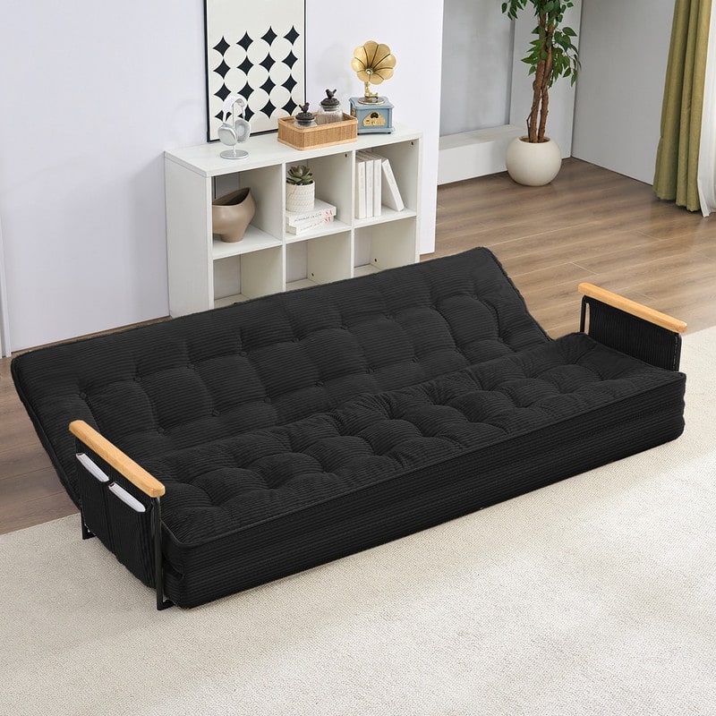 Mixoy Muti-Functional Folding Floor Sofa Bed,3-Seater,2-Seater,1-Seater Lazy Futon Sofa with 6 Position Adjustable Backrest