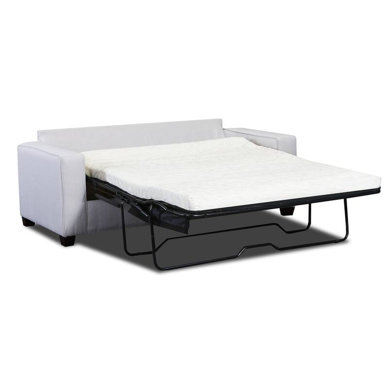 American Furniture Classics Model 3225-11 Relay Mist Sofa Sleeper with Two Throw Pillows