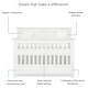 preview thumbnail 5 of 4, Evolur Signature Cape May 5 in 1 Full Panel Convertible Crib