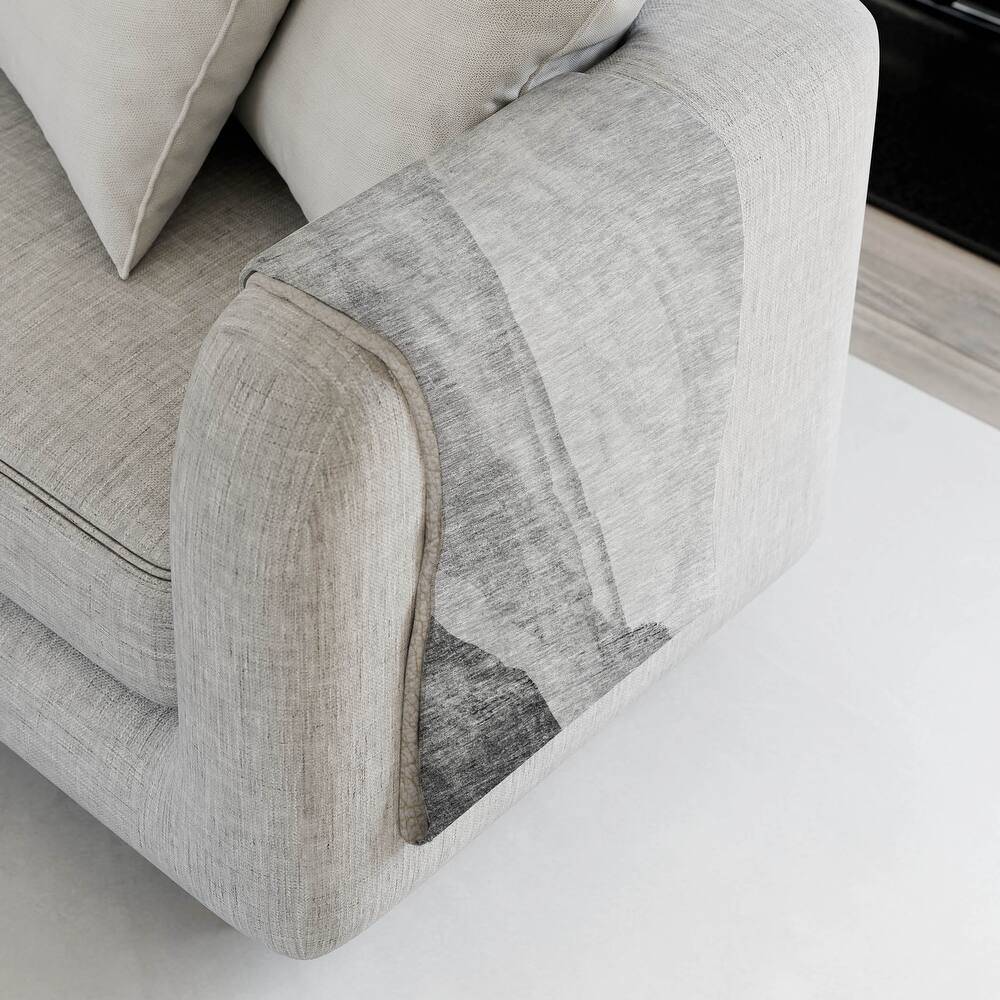 Premium Machine Washable Casual Contemporary Sherpa Throw Blanket