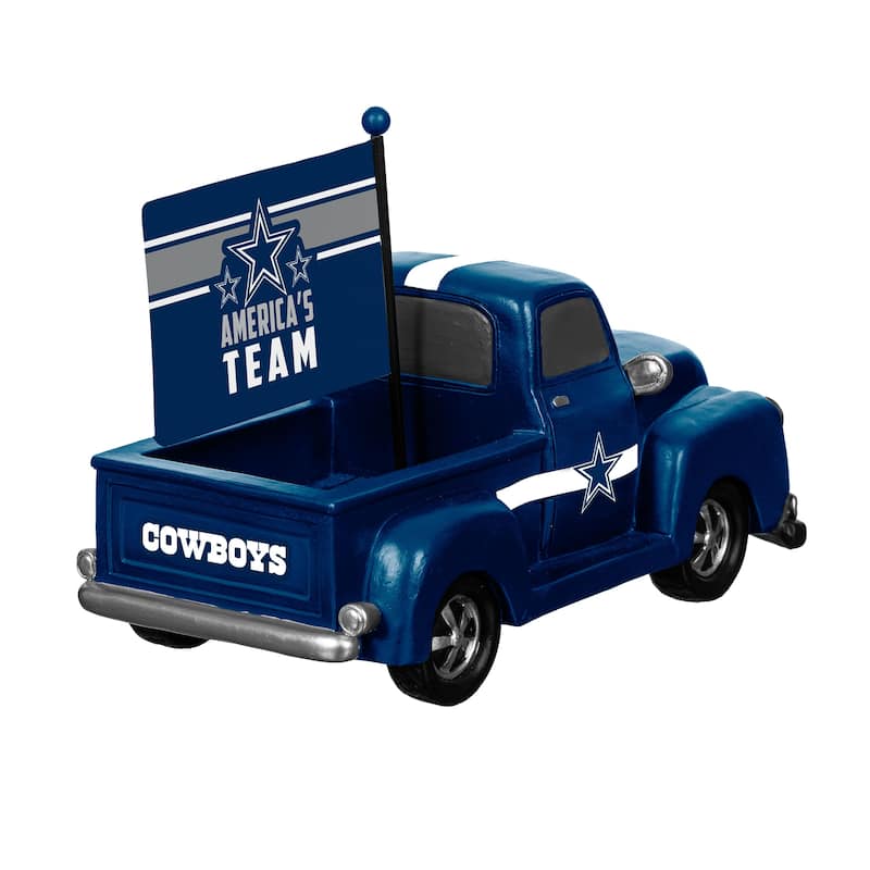 NFL Rally Truck Garden Statue with Team Flag