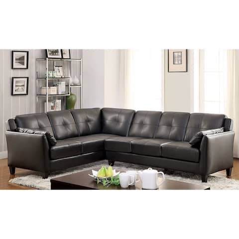 Leatherette Sectional Sofa