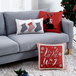 Cozy Cottage Holiday Collection 3-Piece Throw Pillows