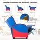 preview thumbnail 5 of 18, Kids Recliner Chair Gaming Sofa PU Leather Armchair w/Side Pockets - 21.5'' x 20'' x 30'' (L x W x H)