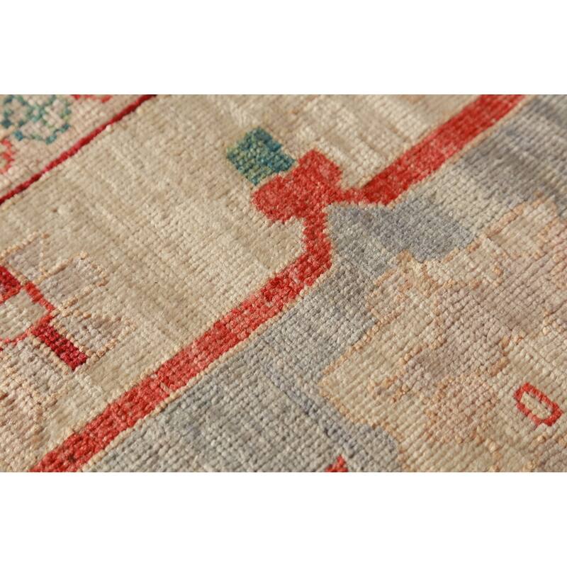 Vegetable Dye Heriz Serapi Oriental Area Rug Hand-Knotted Wool Carpet - 8'0"x 10'1"