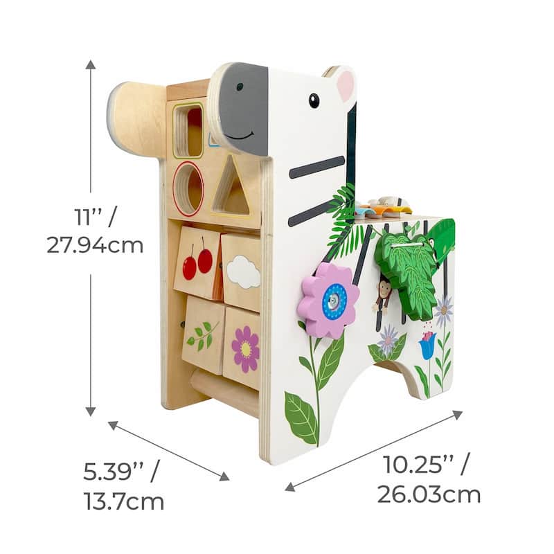 Toddler Zebra Activity Play Center with Xylophone