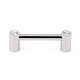 preview thumbnail 4 of 2, Alno Contemporary Bling 3 Inch Center to Center Luxury Decorative Polished Nickel