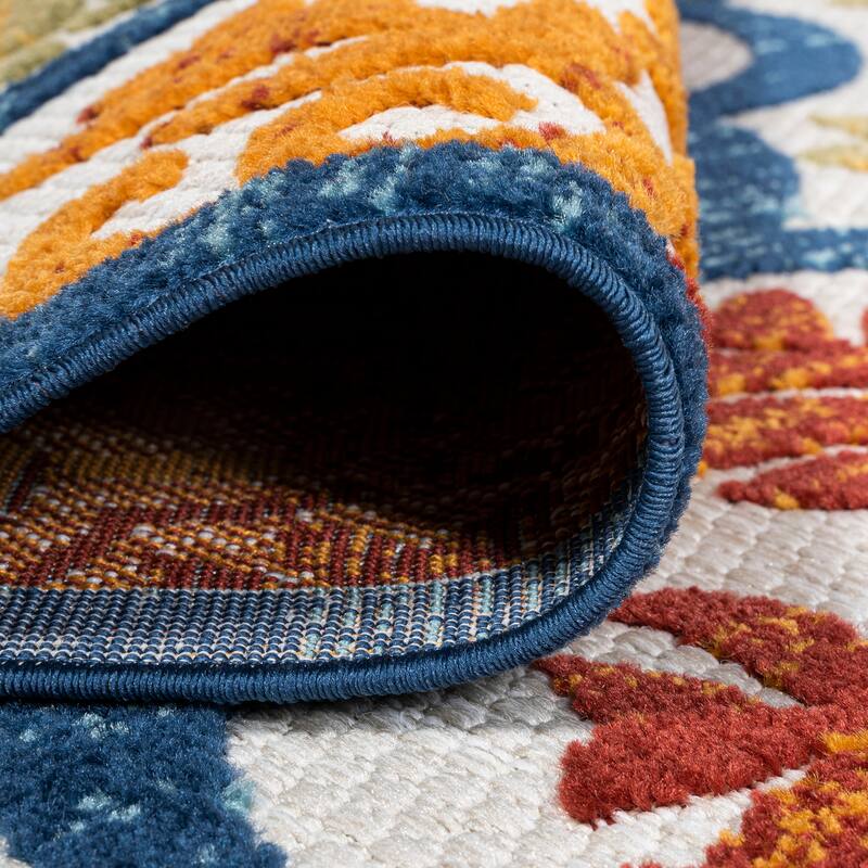 JONATHAN Y Circus Trellis High-Low Indoor/Outdoor Area Rug