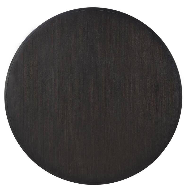 Leandro Round Dining Table Set Burnished Black