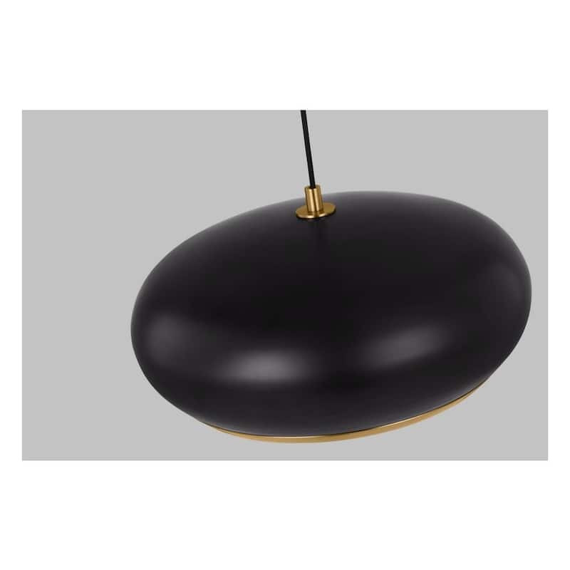 Clasica Transitional Large Pendant in Aged Iron