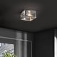 preview thumbnail 65 of 73, Alma 12" Metal/Glass LED Flush Mount, by JONATHAN Y