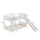 preview thumbnail 3 of 13, Elevated Cross Guard Rail With Slide Twin Pine Wooden Bed
